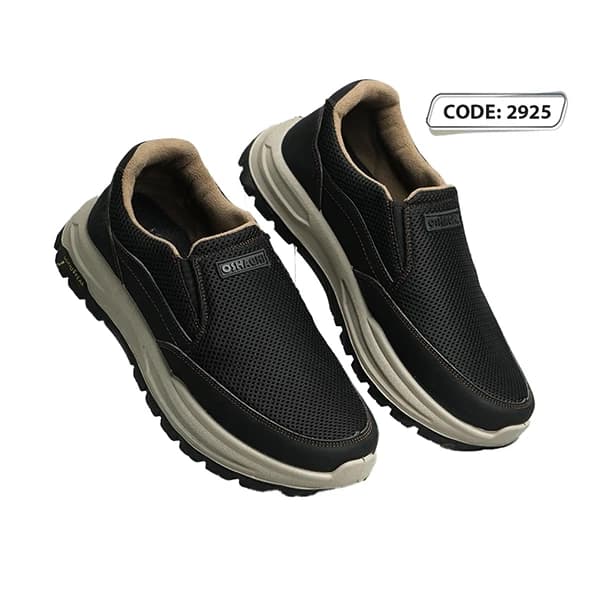 کفش پارچه ای مشکی زیره طوسی (کد  2925 )
